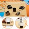 56 Pieces Leather Hole Punch Set, Leather Cutting Dies Kit with Storage Case & Mat, Multiple Shapes Hole Punch Tool for Belts, Hollow Punch Cutter Tool for Handmade DIY Crafts